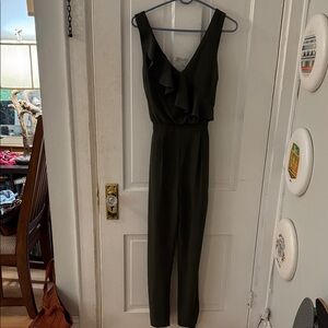 Elegant Forest Green Jumpsuit